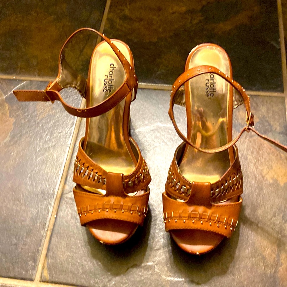 Cork Heeled sandals